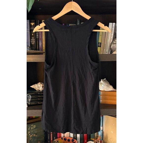 🐿️ NWT Michael Lauren x Revolve Wylder Tank In Black Size Small - Picture 5 of 8